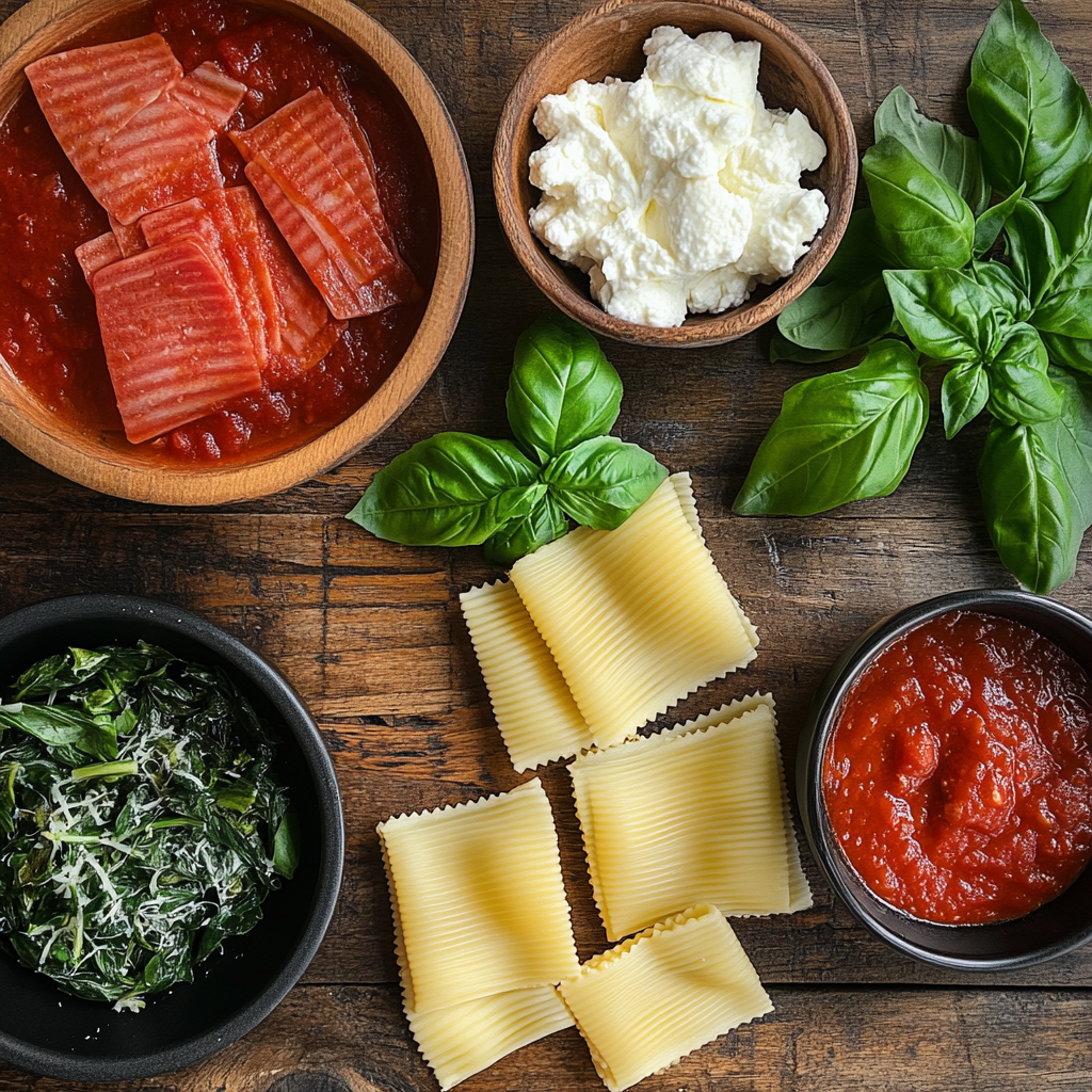 Slow Cooker Manicotti: 5 Easy Steps to Amazing Flavor 6 Manicotti ingredients spread out