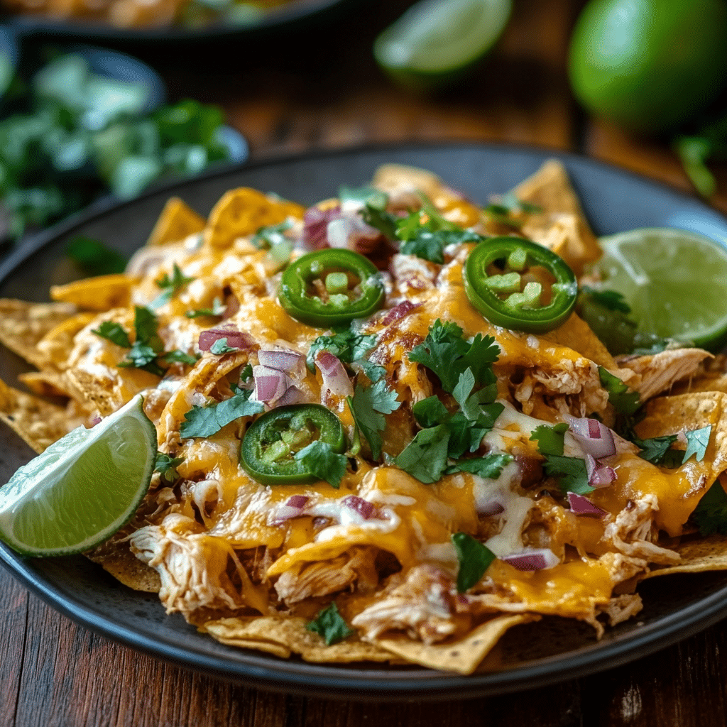 Slow Cooker Chicken Nachos – Amazing 30-Minute Game Day Recipe 2 slow cooker chicken nachos