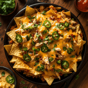 slow cooker chicken nachos