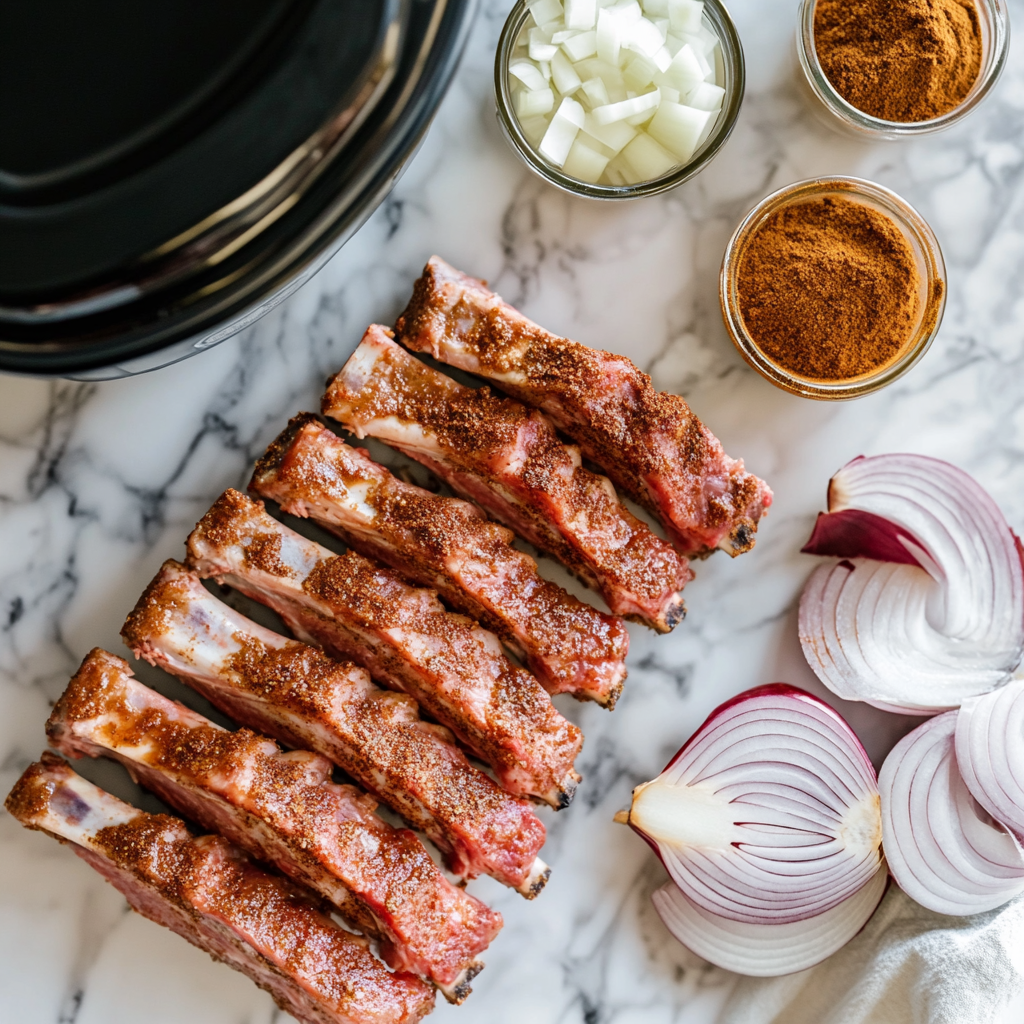Slow Cooker Ribs St Louis – Best Juicy Method (5 Easy Steps) 6 Ingredients for slow cooker ribs St Louis