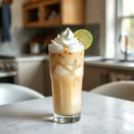 Plated Coconut Cream Dirty Soda, showcasing the creamy texture and refreshing appearance of the drink. — coconut cream for dirty soda