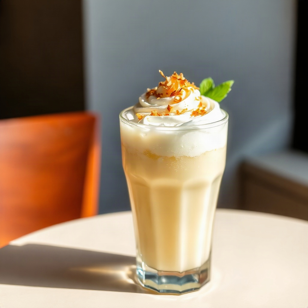 Coconut Cream Dirty Soda: The Secret Ingredient Behind the Viral Trend 6 Coconut Cream Dirty Soda served in a glass with whipped cream and garnished with a cherry.