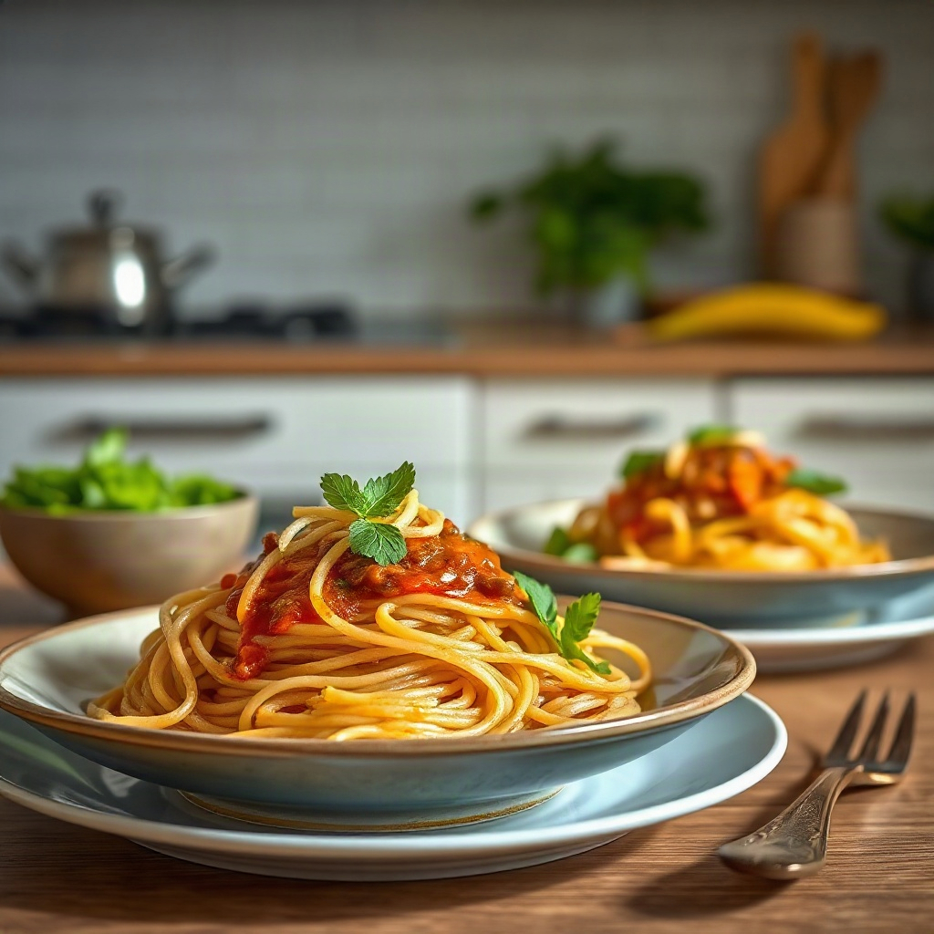 Finished cold peanut ginger noodles plated, showcasing the colorful dish with visible noodles and sauce.