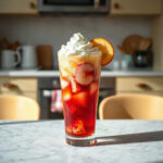 A finished plate showcasing various flavored syrups for dirty soda, highlighting vibrant colors and textures.
