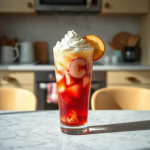 A finished plate showcasing various flavored syrups for dirty soda, highlighting vibrant colors and textures.