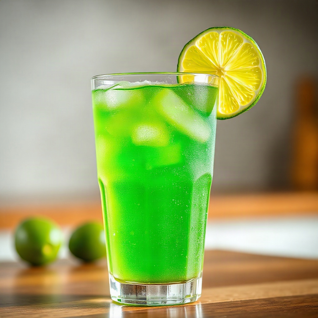 Slow Cooker Recipes 2 A finished Dirty Sprite recipe served in a glass, showcasing its vibrant color and carbonation.