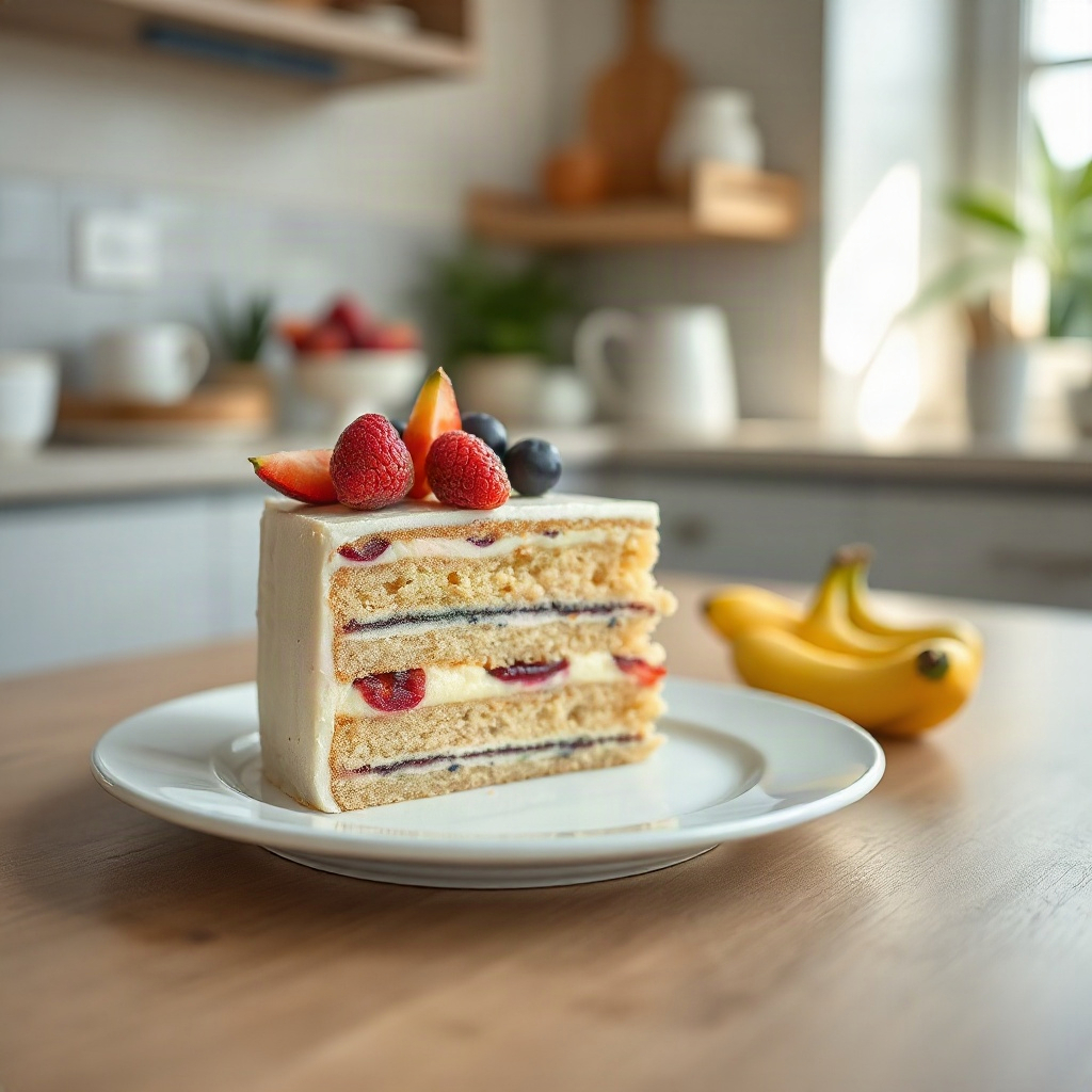 A beautifully plated cake showcasing cake picnic ideas, the centerpiece of the picnic setup.