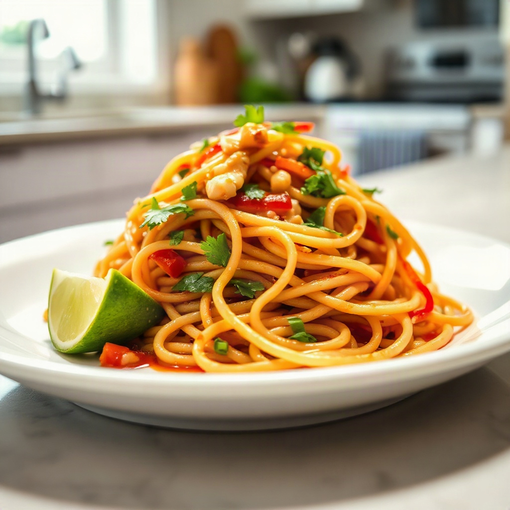 Cold Peanut Ginger Noodles: Spicy-Sweet Summer Meal Prep 4 Small bowls of raw ingredients for cold peanut ginger noodles on a cutting board.