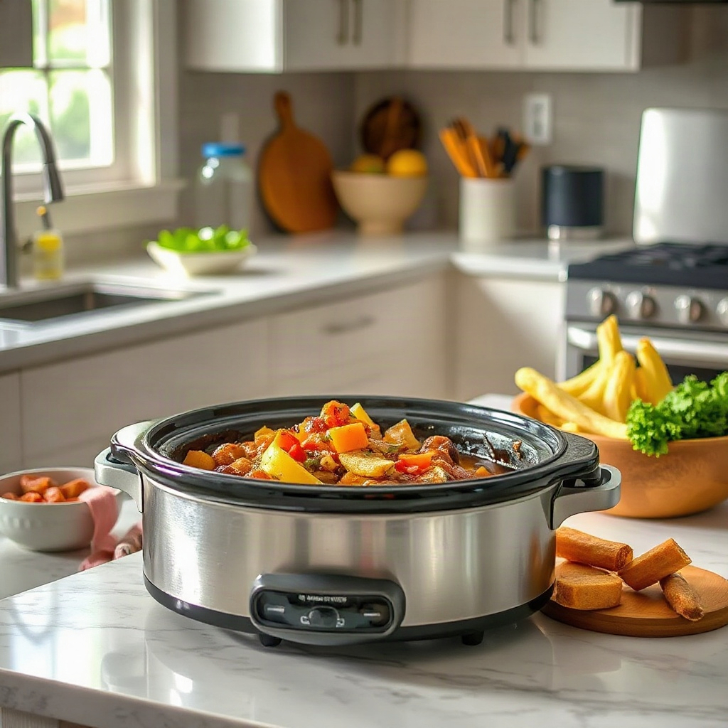 Tennessee Vols Crock Pot: Recipes, Gifts & Fan Ideas 6 The finished Tennessee Vols Crock Pot served with toppings and garnishes specific to the recipe.
